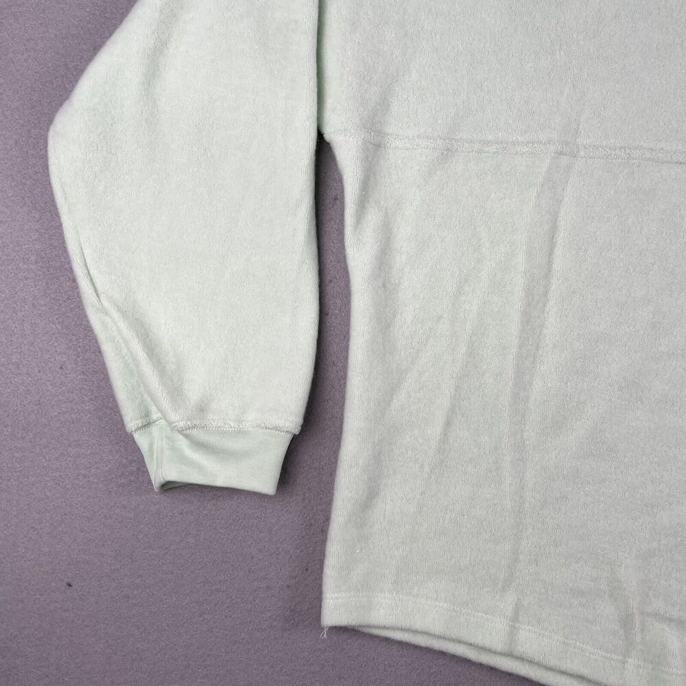 Soft Serve Sweater Size XL‎ Mint Green Cloud Cotton 1/2 Zip Pullover - Picture 11 of 12